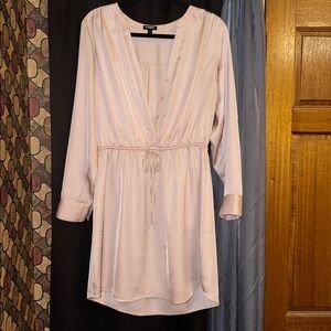 Express Cream Midi Dress